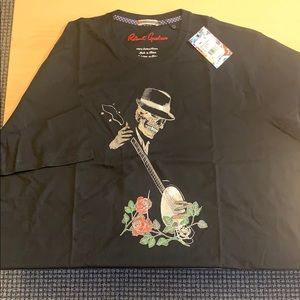 Robert Graham Banjo Skull T-shirt